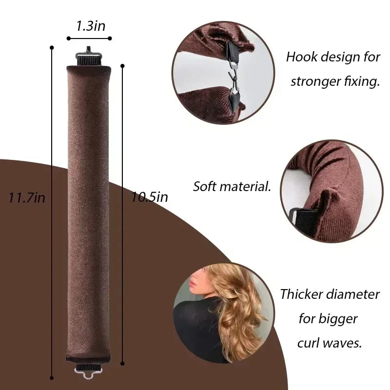 3 Pack Hair Heatless Curler Rod