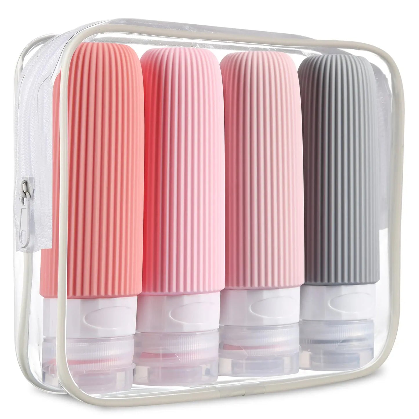 4 pack Silicone Travel Bottles for Toiletries