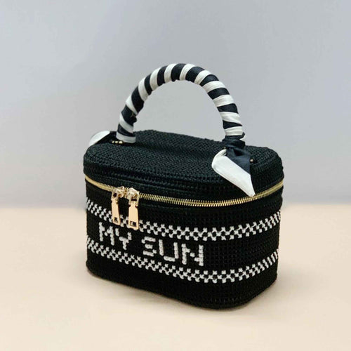 Handmade Cross-Stitch Box Bag for Women, Personalized Custom Bag
