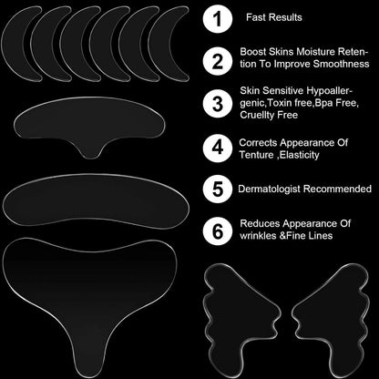 Reusable Face Lifting Invisible Patches