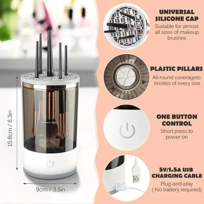 Automatic Electric Spinning Makeup Brush Cleaner Machine