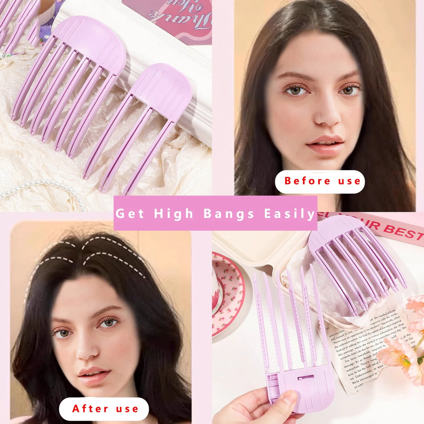 Easy-To-Use Fluffy Hair Root Clip