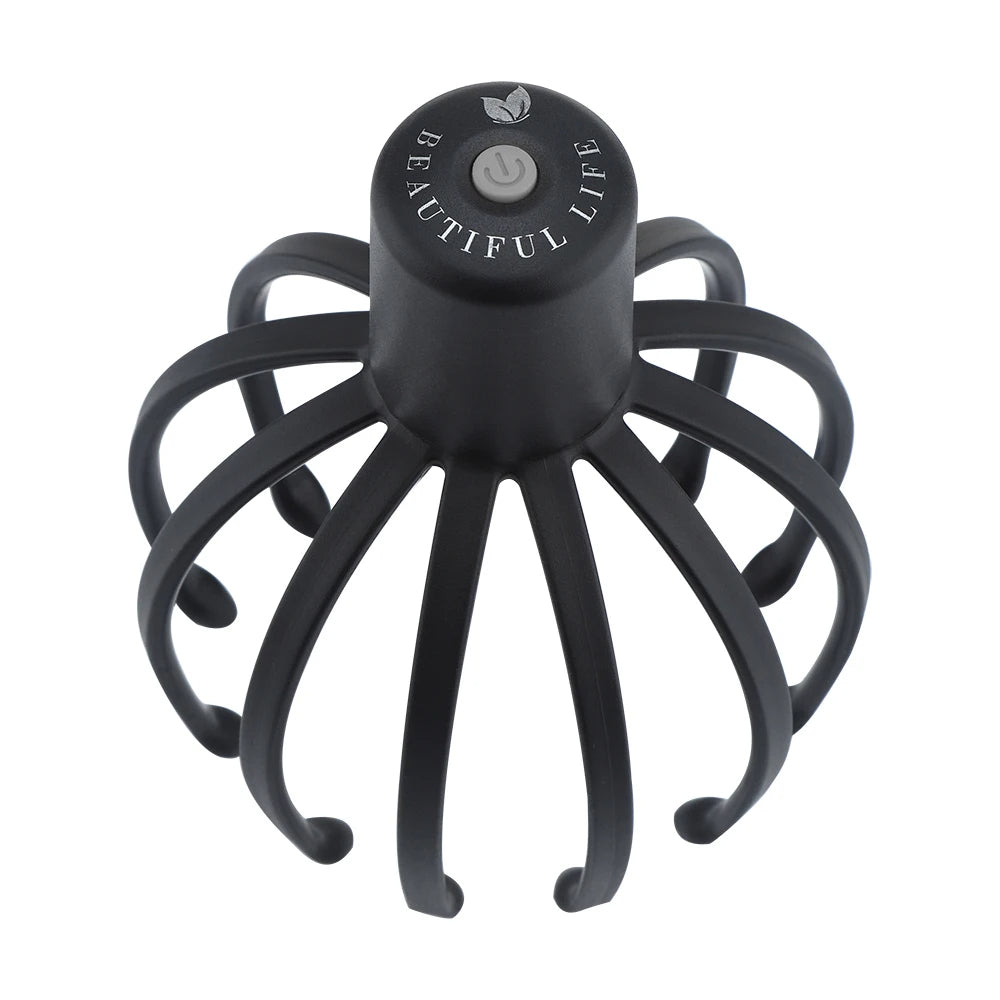 Electric Head Massager - USB Rechargeable with 3 Gears & 12 Claws