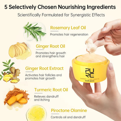 Rosemary Ginger Hair Mask