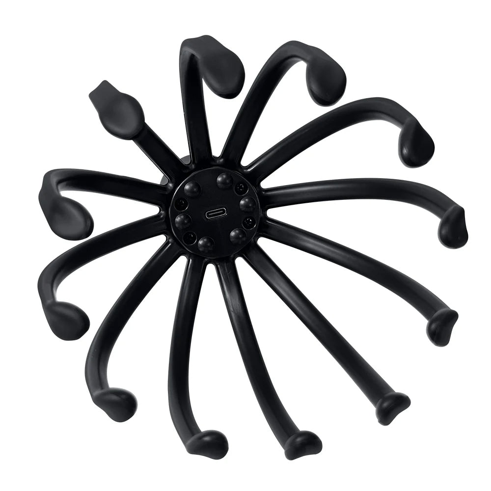 Electric Head Massager - USB Rechargeable with 3 Gears & 12 Claws