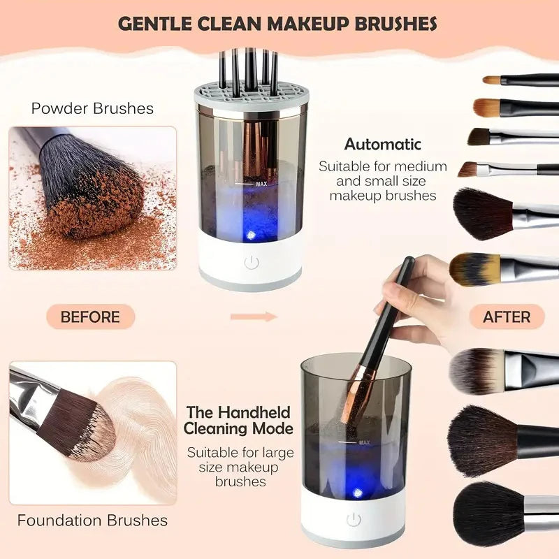 Automatic Electric Spinning Makeup Brush Cleaner Machine