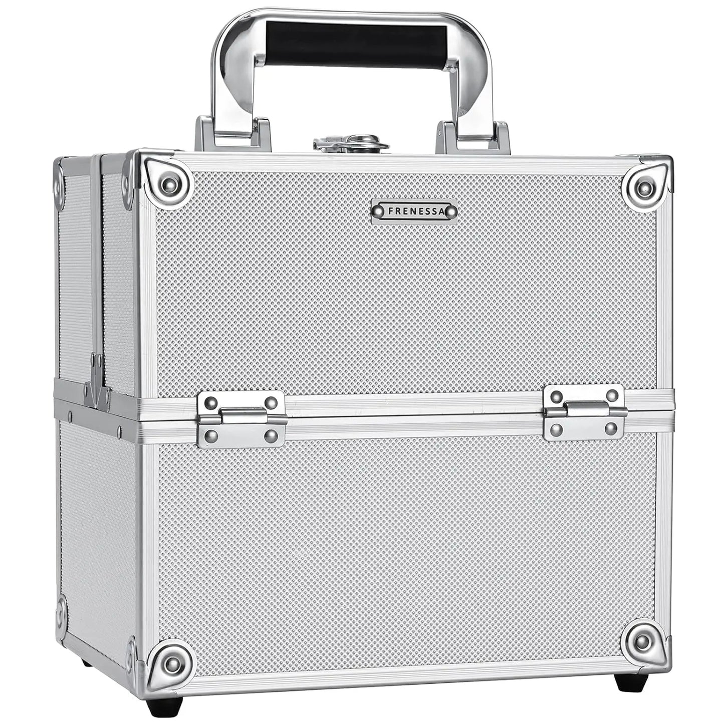 Makeup Train Case Cosmetic Box 4 Tier